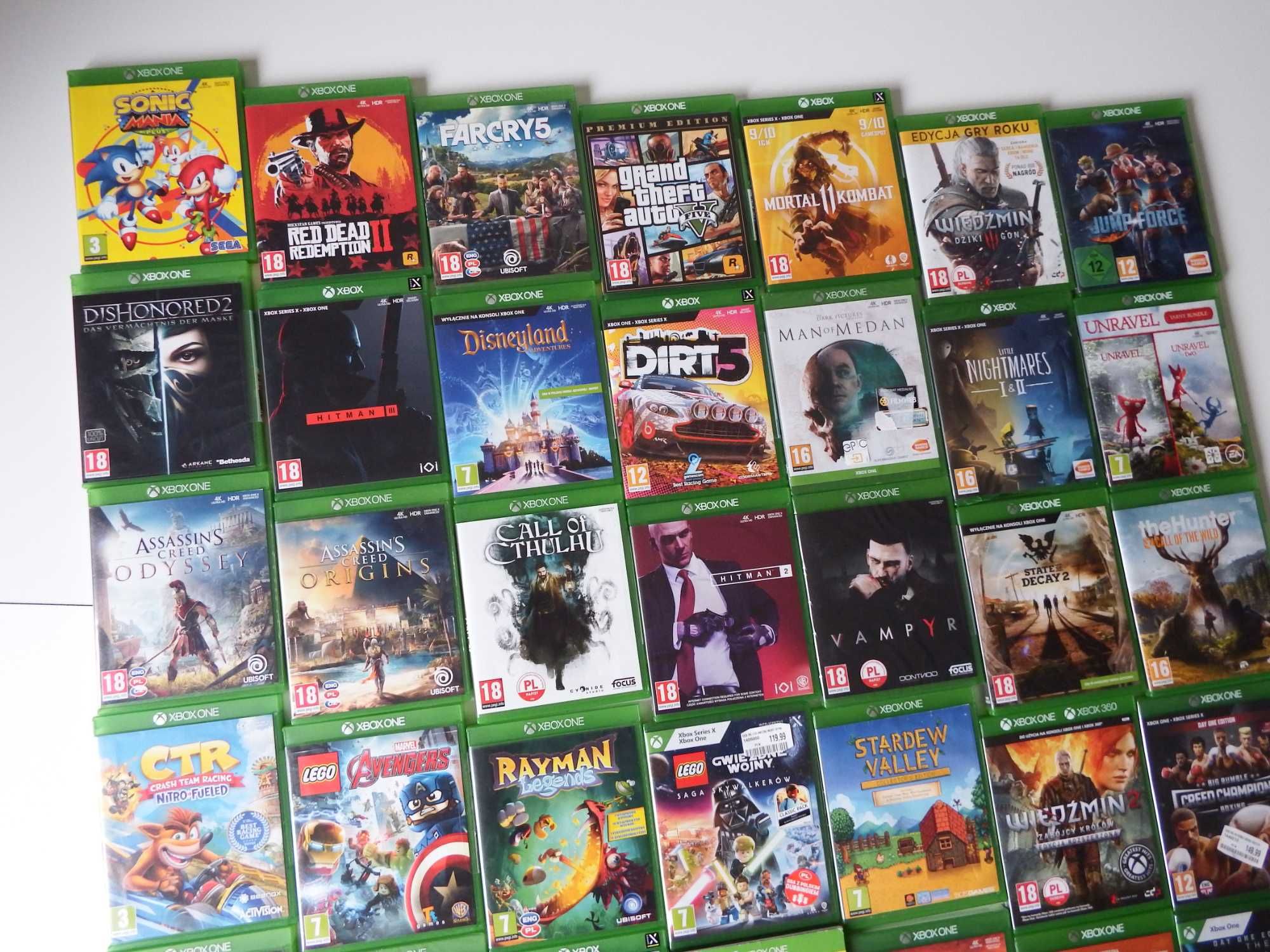 GRY XBOX ONE / XBOX SERIES X RDR2 GTA5 Mortal Kombat LEGO Disneyland