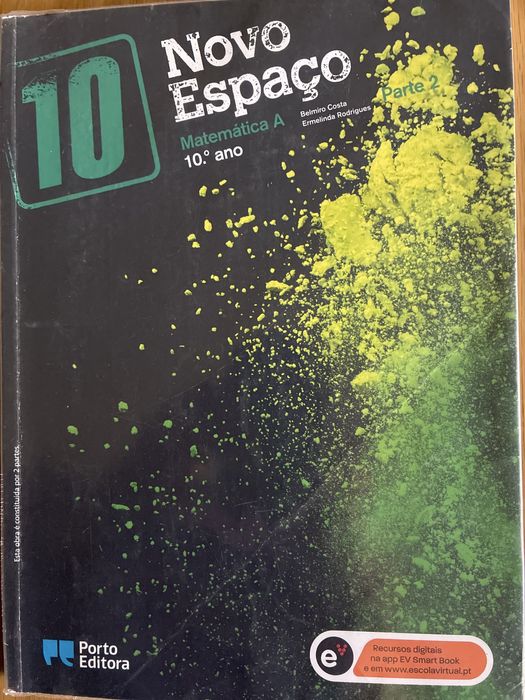 Livros do 10° ano de Matemática em excelente estado de conservação