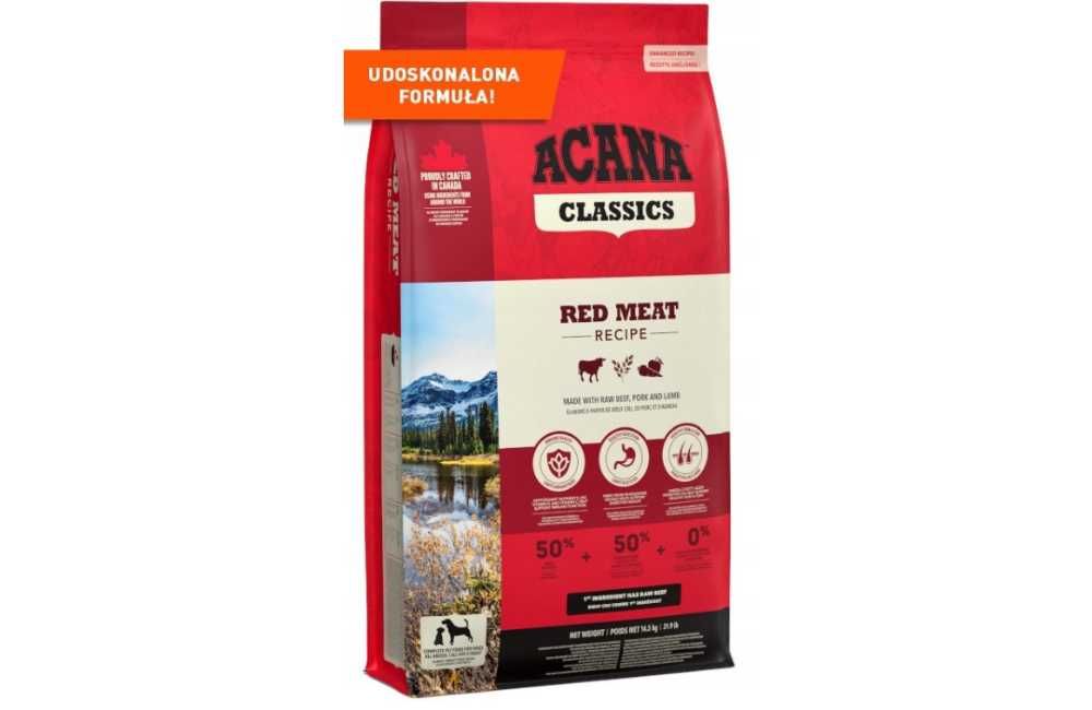 OKAZJA - KARMA SUCHA Dla Psa Acana Classic Red Meat  14.5kg