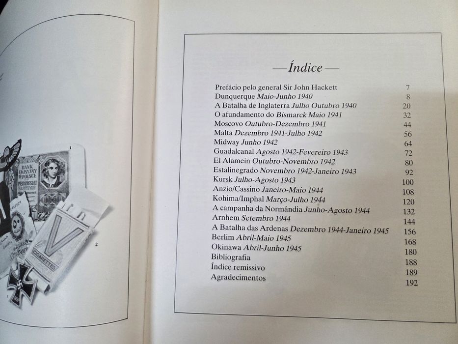 Livro Grandes batalhas II guerra mundial