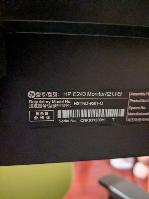 Ecra Monitor HP E243 23 polegadas