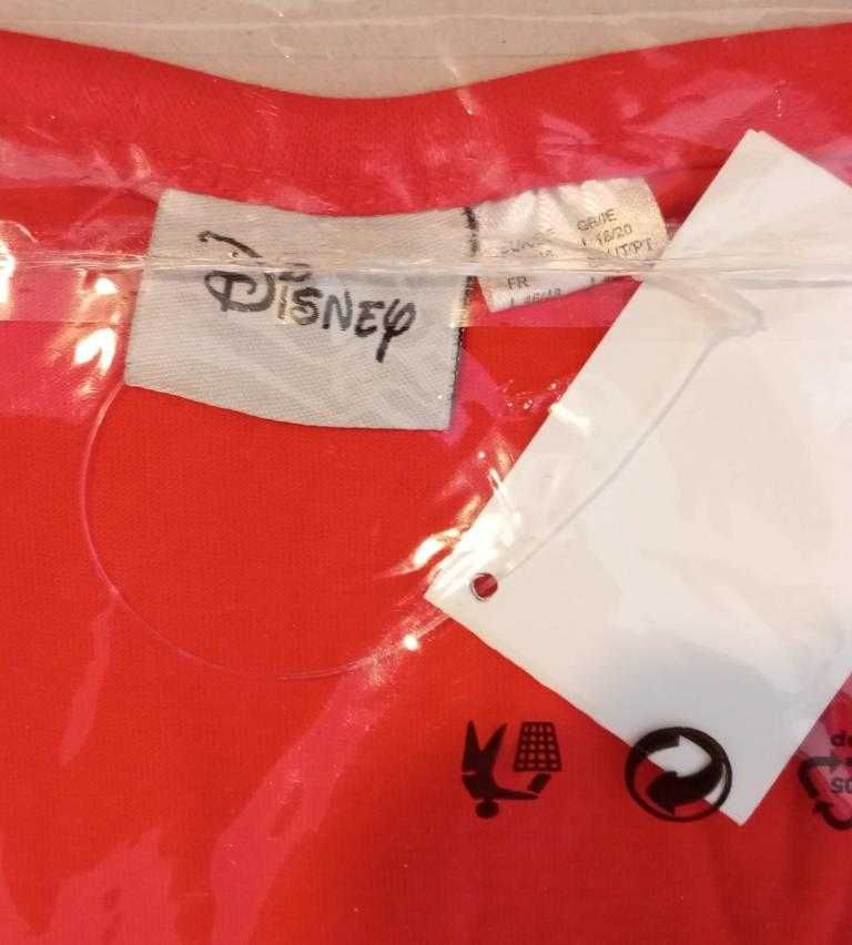 T-shirt damski Disney roz. 44/46 (L), czerwony, nowy