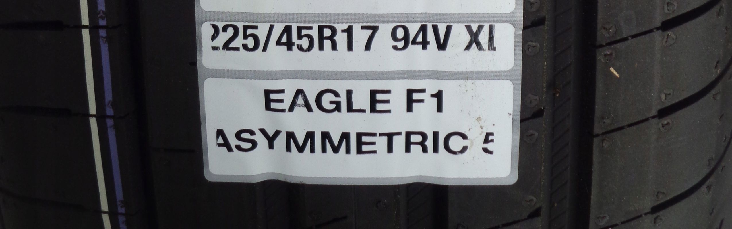 Goodyear Eagle F1 Asymmetric 5/225/45/17 opony letnie 225/45r17/1szt D