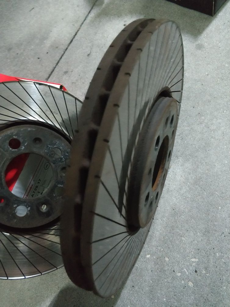 Discos brembo 288 + pastilhas Ferodo Rancing Ibiza 6L FR