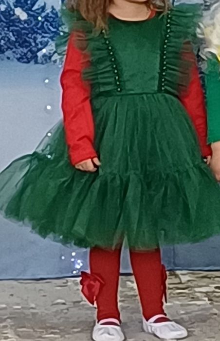 Плаття нарядне, святкове, з фатину, новорічне, 110р