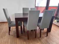 Stół z krzesłami - 6 szt.
