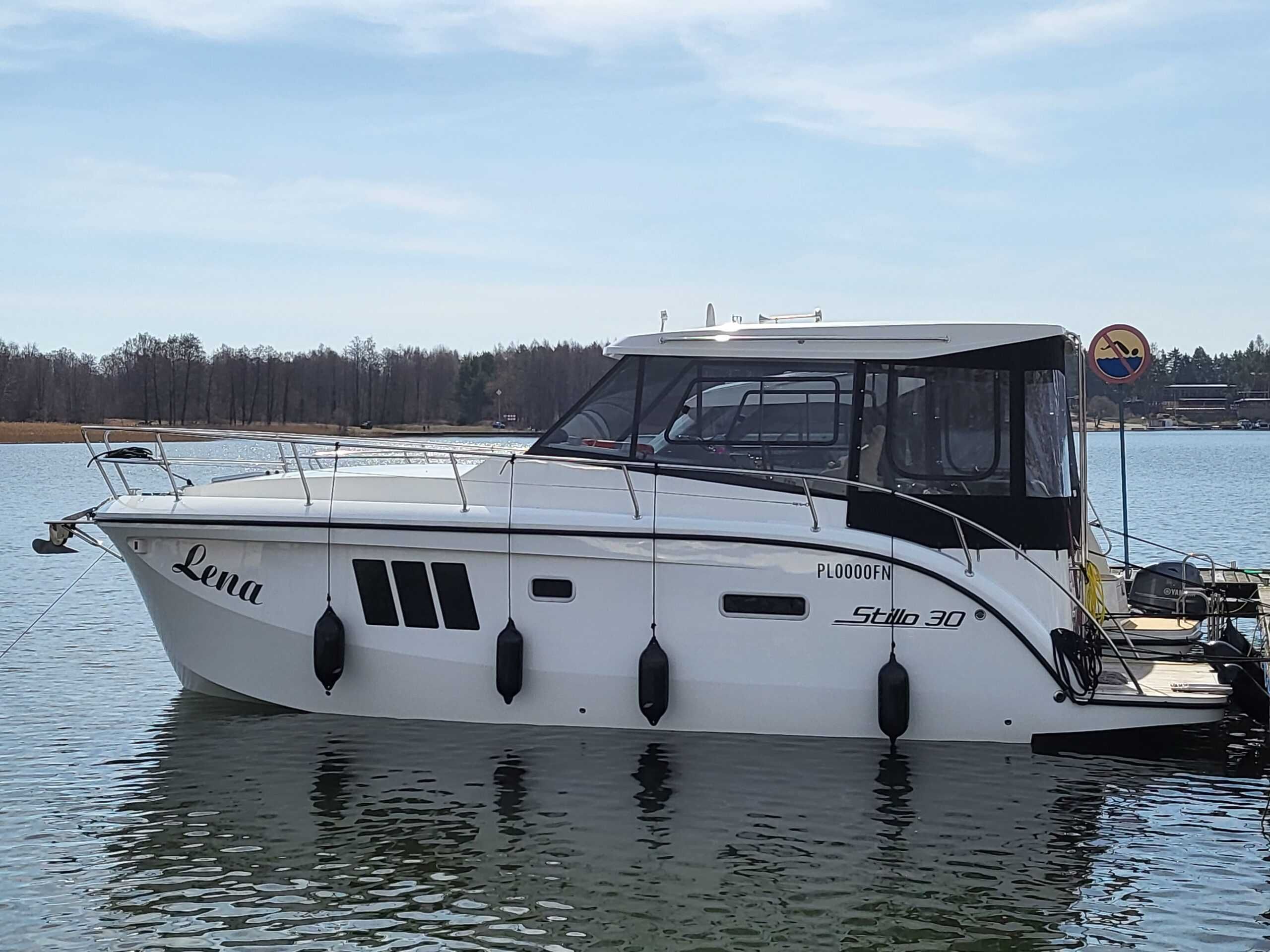 Czarter wynajem jachtu motorowy houseboat Stillo 30 Mazury Piękna Góra