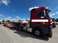 Mercedes-Benz ACTROS 2663 6X4 CIĄGNIK SIODŁOWY 3 osie 2020r + naczepa GOLDHOFER TIEFLADER 3 osie 2013r, DMC zestawu 120 ton  zestaw DMC 120 ton, MERCEDES ACTROS 2663 ciagnik+ naczepa Goldhofer