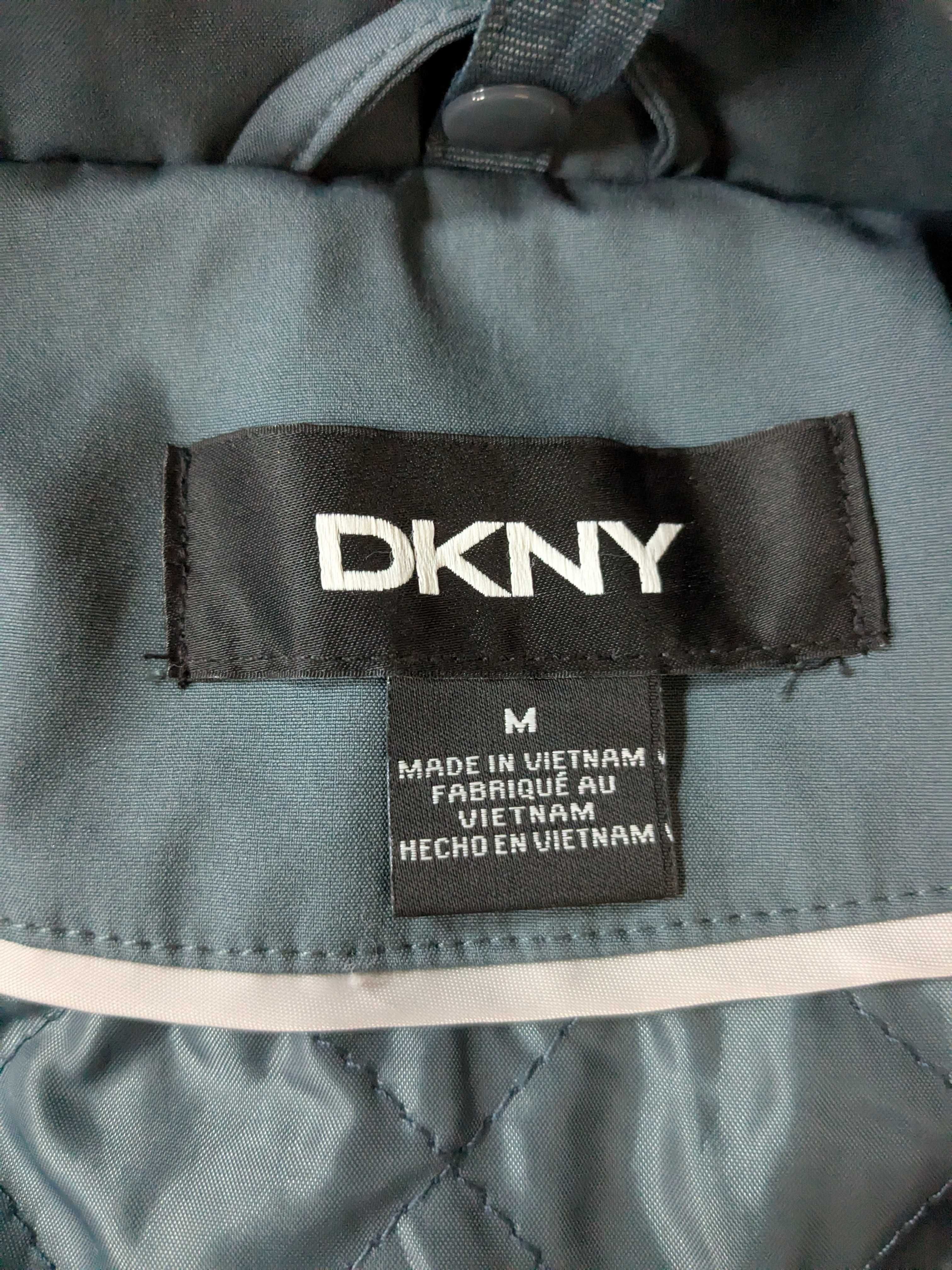DKNY lekka kurtka ocieplana miętowa rozm. M