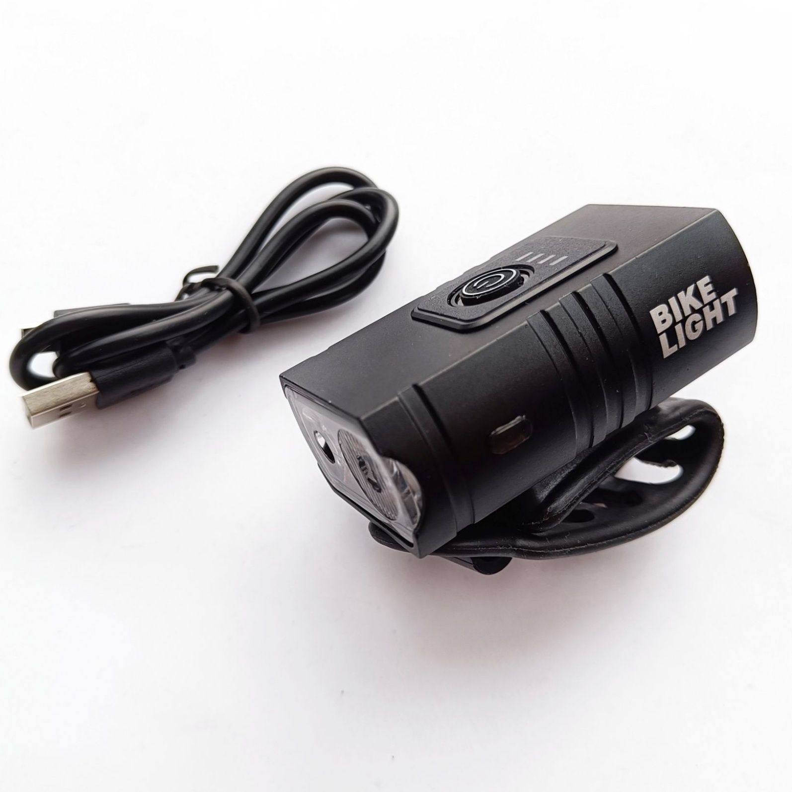 Lampka BK02 1000LM 2xLED USB rowerowa rower led oświetleni przednia
