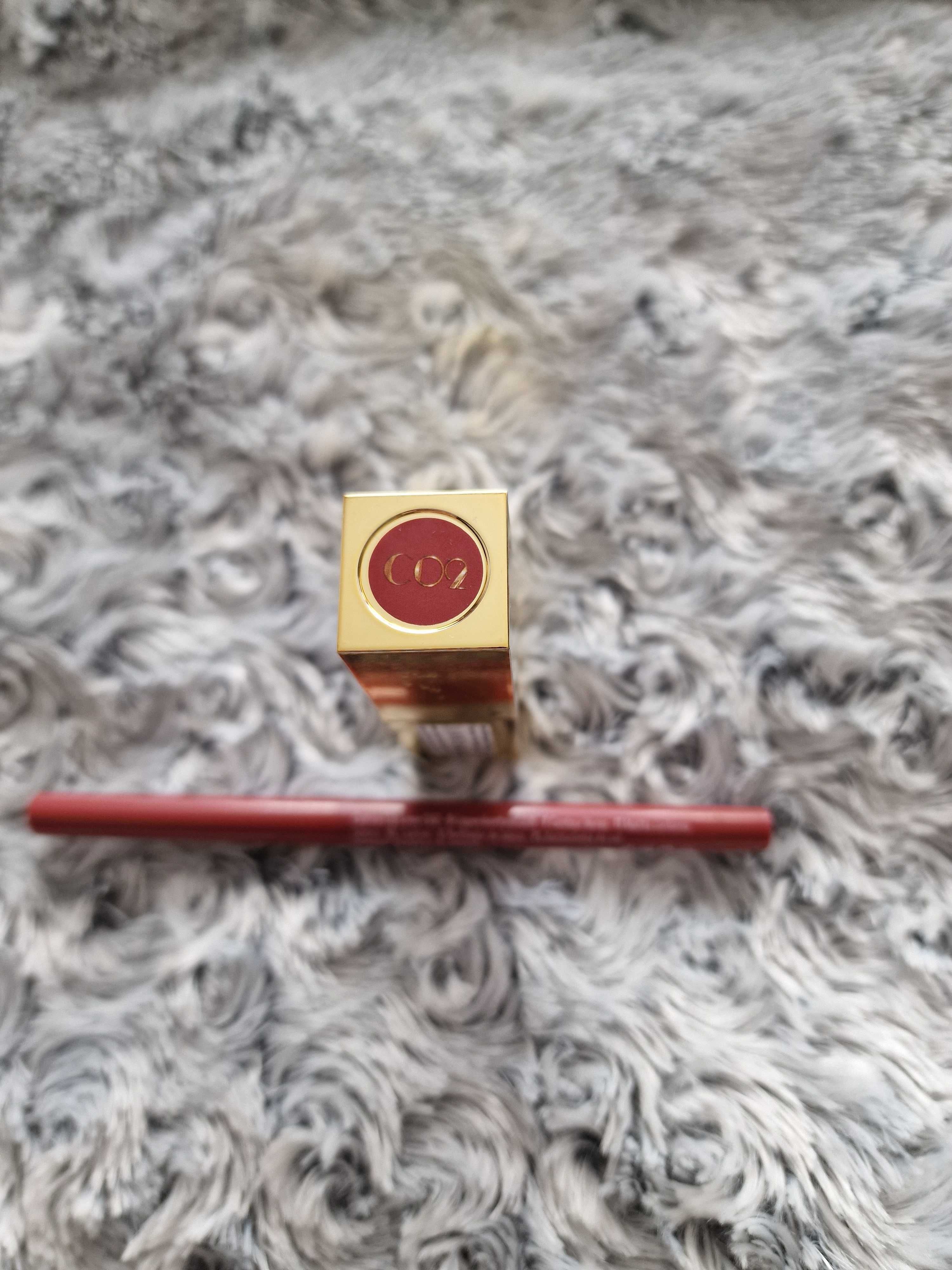 Pomadka Full Shine Lipstick i konturówka do ust Lip Liner C02 Catrice