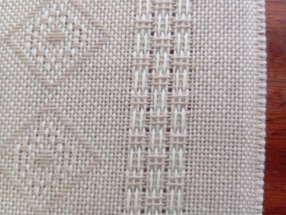 Тканина під льон доріжка двостороння на стіл