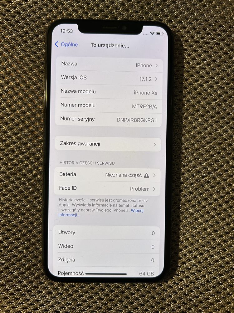 Iphone xs 64 gb