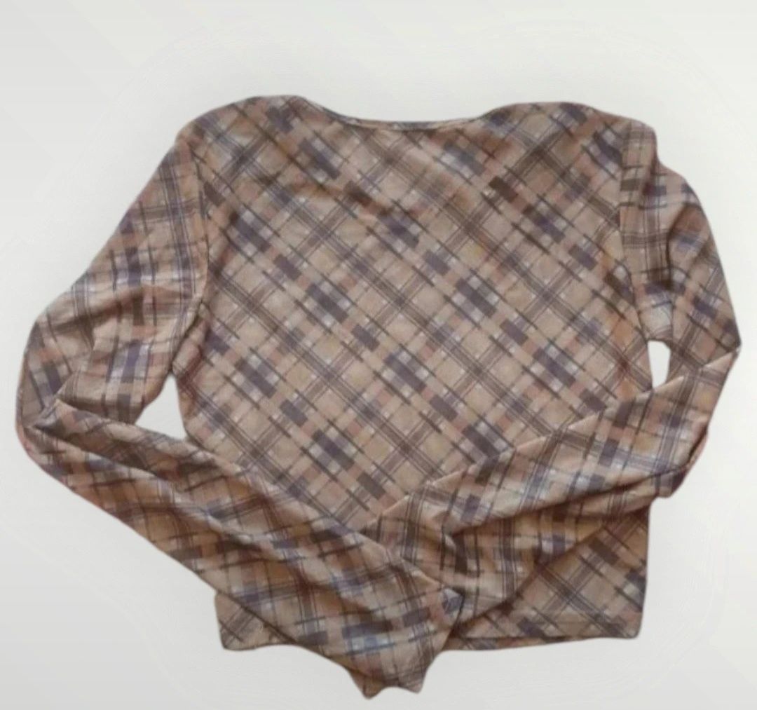 Brazowy crop top rozmiar L Stan bardzo dobry