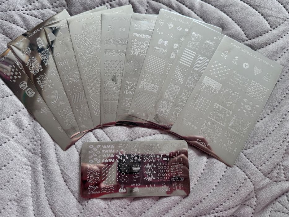 Płytki do stempli Konad nailstamping set 10 szt