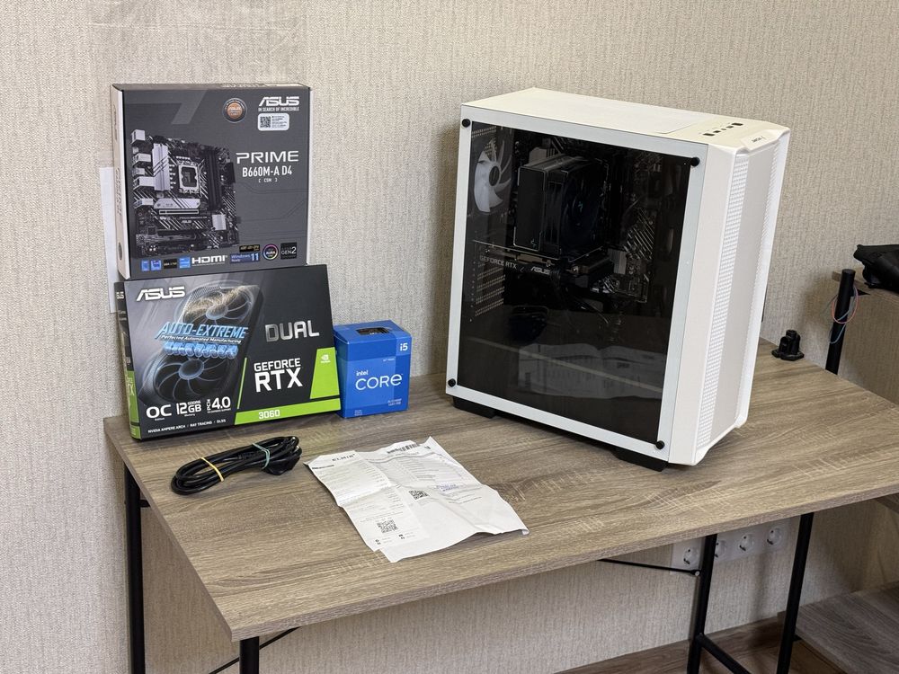 Ігровий ПК Intel Core i5-12400F/GeForce RTX3060 LHR 12GB/SSD 512/