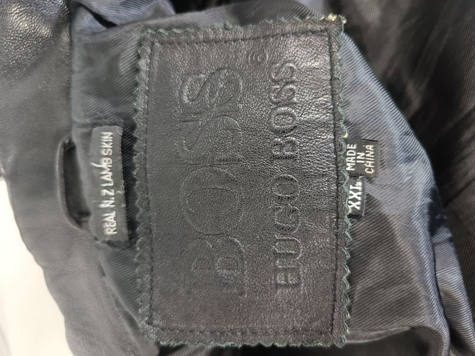 Skórzana damska miękka kurtka Hugo Boss XXL