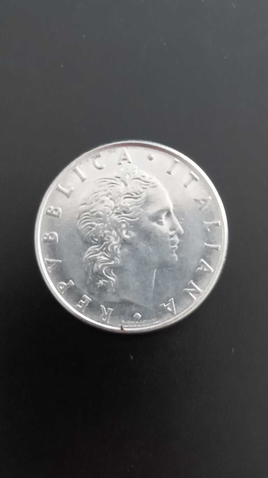 Włoska moneta 50 lire 1981