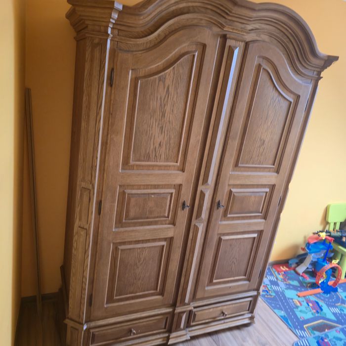 Szafa dębowa drewniana masywna