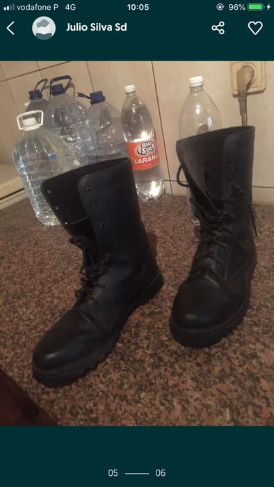 Botas bombeiro novas