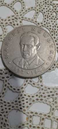 Moneta Marceli Nowotko z roku 1976 ze znakiem menniczym
