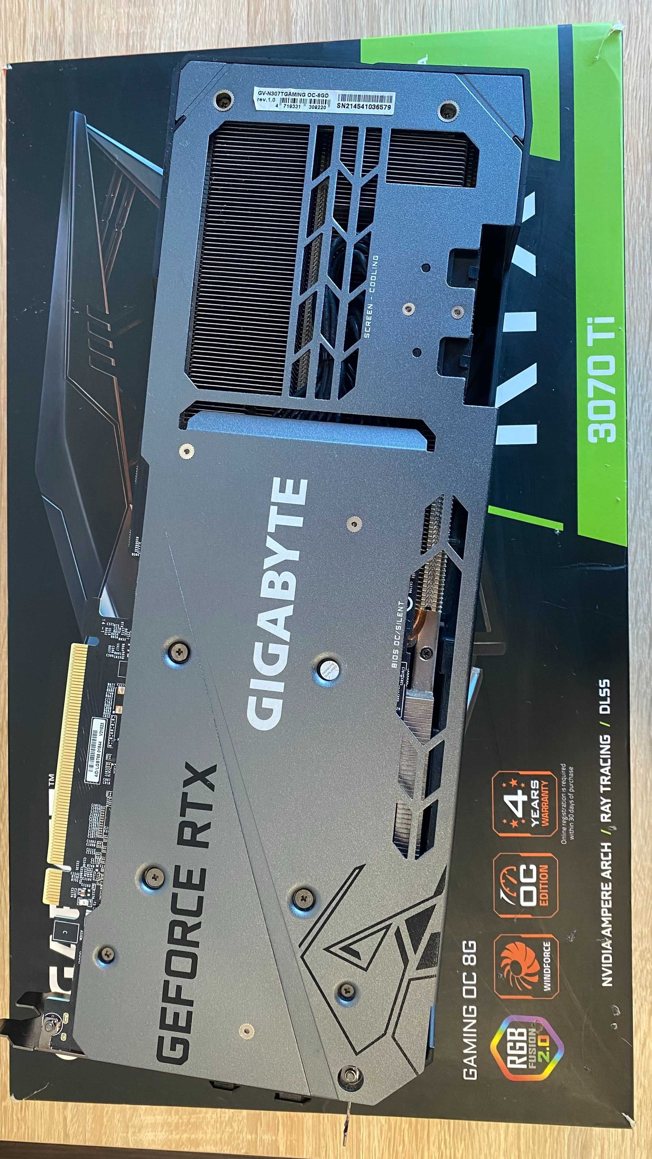 Відеокарта Gigabyte RTX 3070 Ti Gaming OC 8G GDDR6X