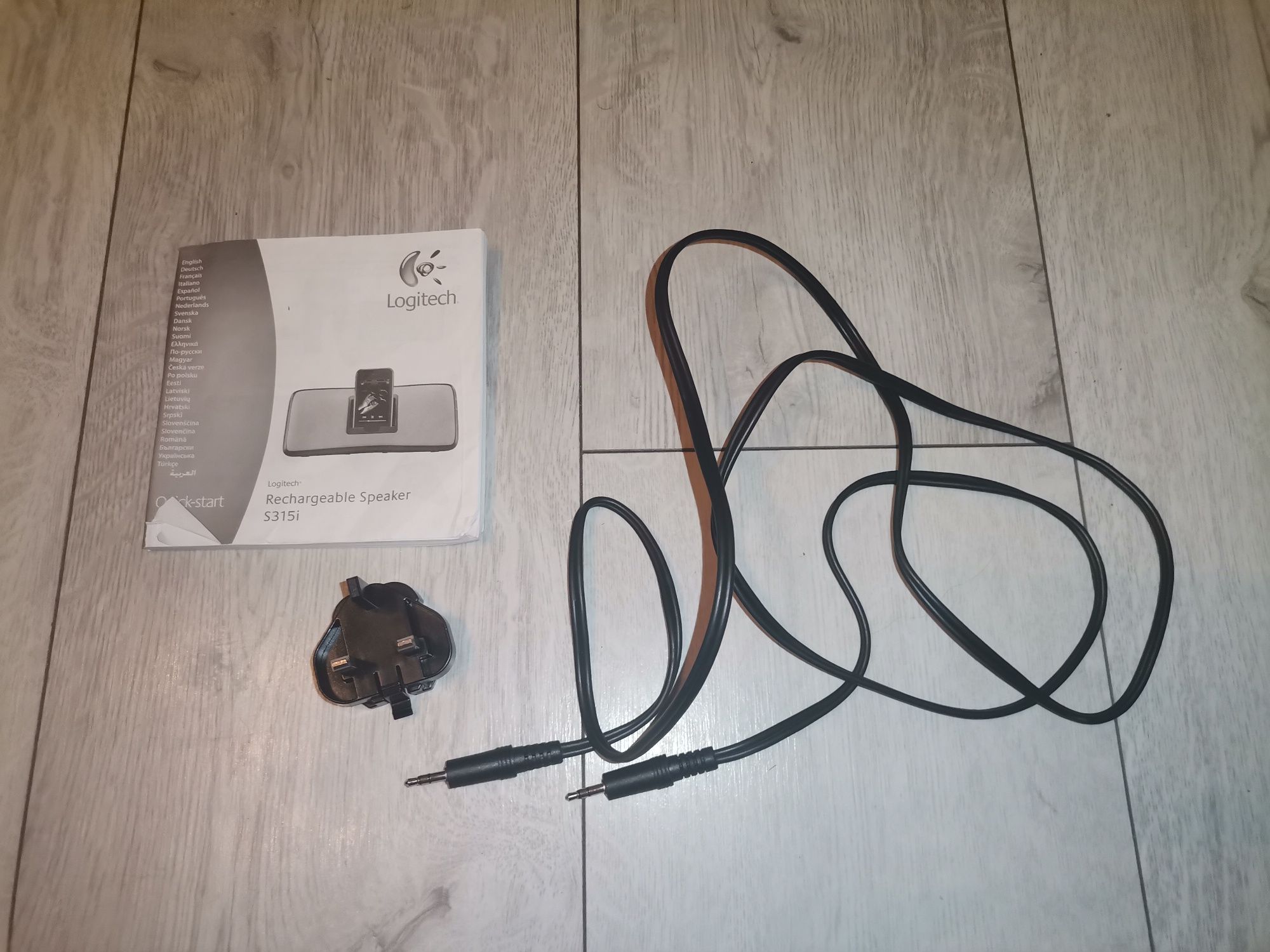 Stacja dokująca głośnik Logitech S315i do ipoda iPhone aux kabel