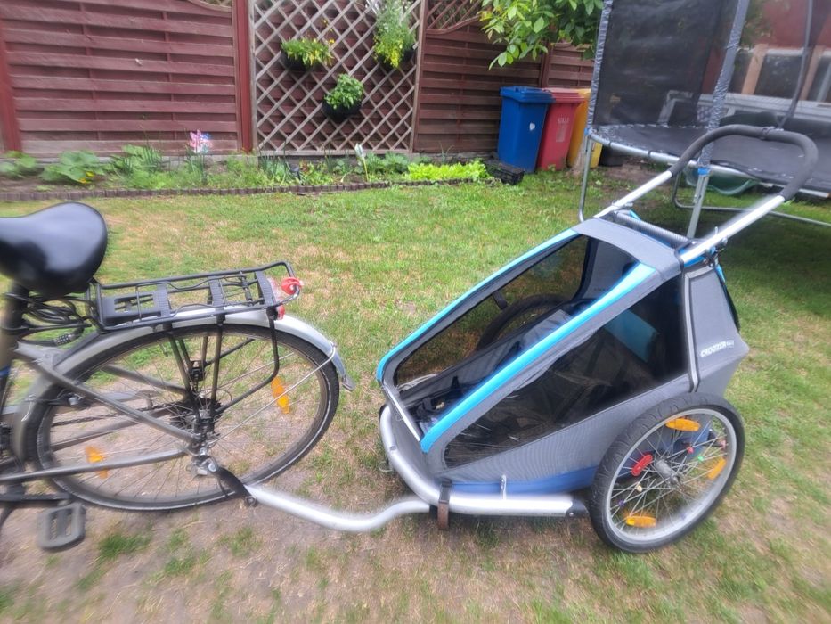 Przyczepka rowerowa 3 w 1 croozer kid 1