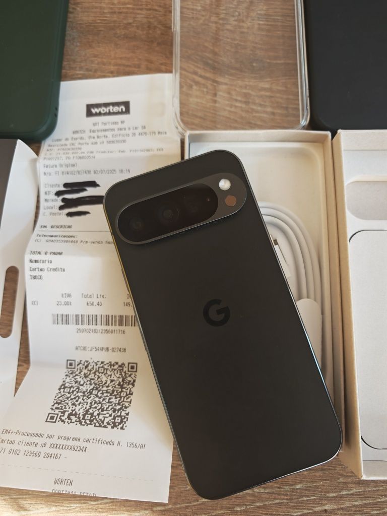 Google Pixel 9 Pro 6.3" 16GB/128GB Preto Seminovo C/Garantia Aceito Re