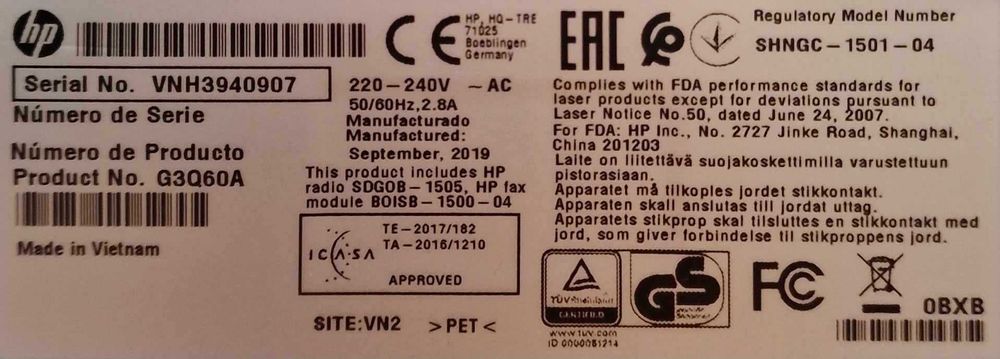 HP Laserjet Pro MFP M130fw skaner niski przebieg WIFI + toner gratis