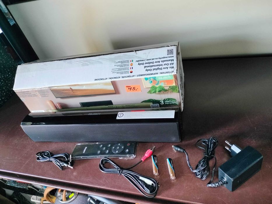 Głośnik Soundbar kompaktowy MAJORITY Bowfell 2.1 nowy zapakowany piękn
