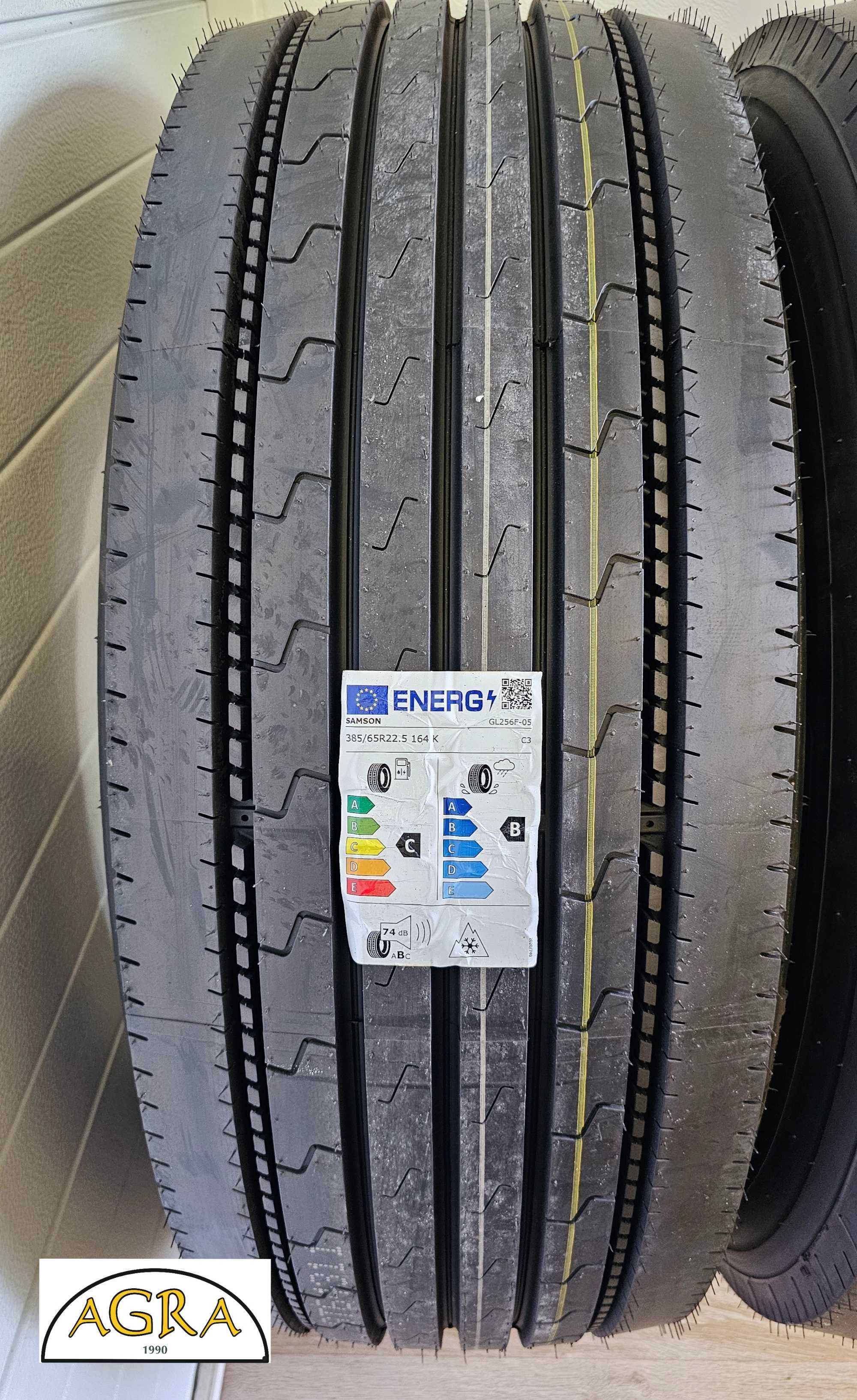 385/65R22.5 (1170netto) SAMSON  opona nowa PRZÓD prowadząca mocna