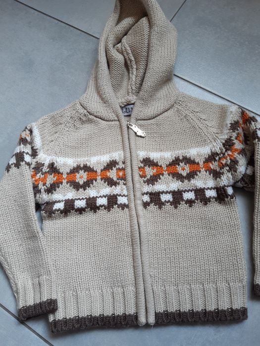 Sweterek sweter z kapturem rozmiar 86/92