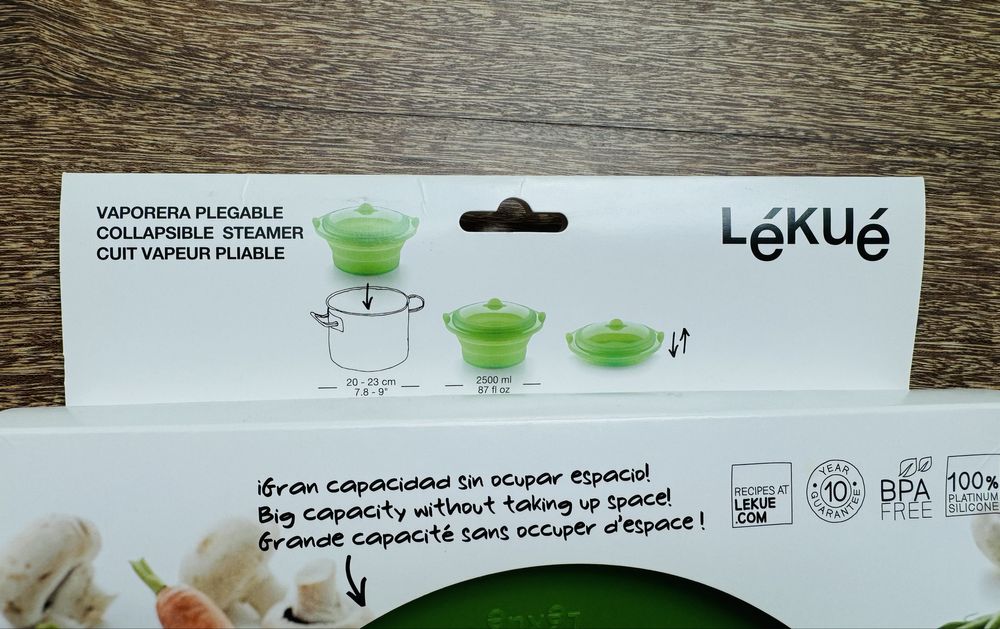 Vaporeira Dobrável da Lékué