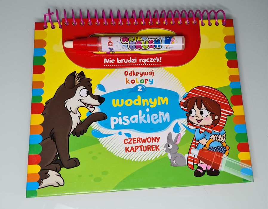 Kolorowanka/ książeczka z wodnym pisakiem Czerwony Kapturek