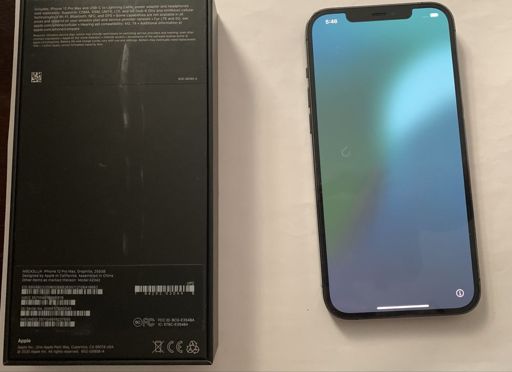 IPhone 12 Pro max 256 Gb Graphite