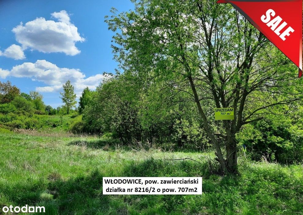 Sale  -10% Jura tania działka budowlana (plan) 707m2 tylko 39.900zł