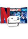 Projektor 4K Netflix z systemem Android 13, 400 ANSI