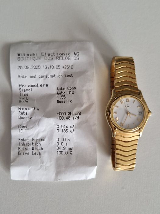 Relógio Ebel Classic Wave – Ouro 18k, Investimento / Coleção