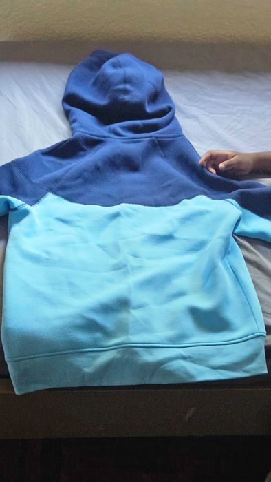 Nike fleece tech azul criança