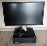 komputer PC Lenovo + monitor Dell