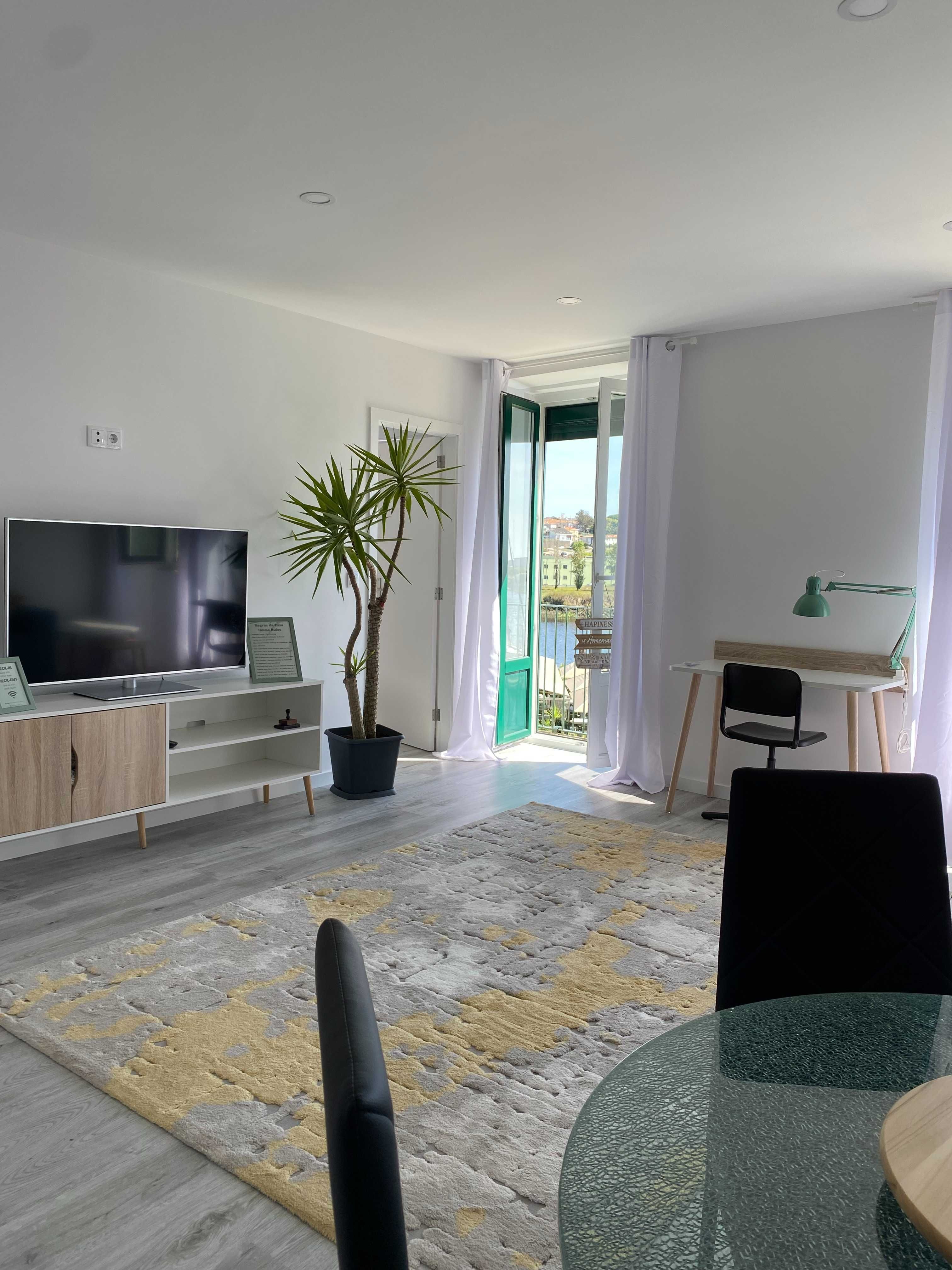T1 Renovado com Vista Rio – Marina View, Vila do Conde