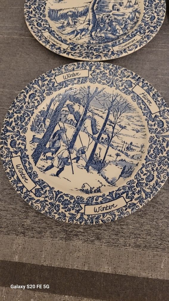 Okazja! ENGLISH IRONSTONE talerz z lat 60-tych.