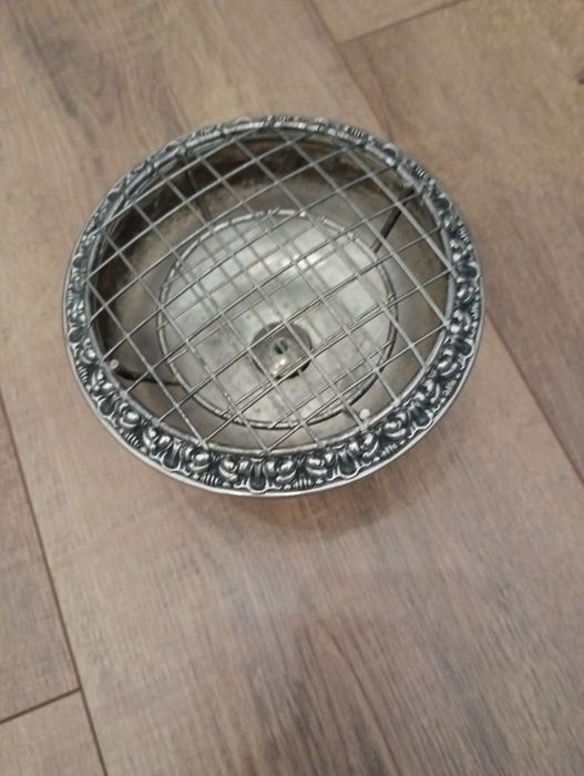 Posrebrzana waza na kwiaty vintage