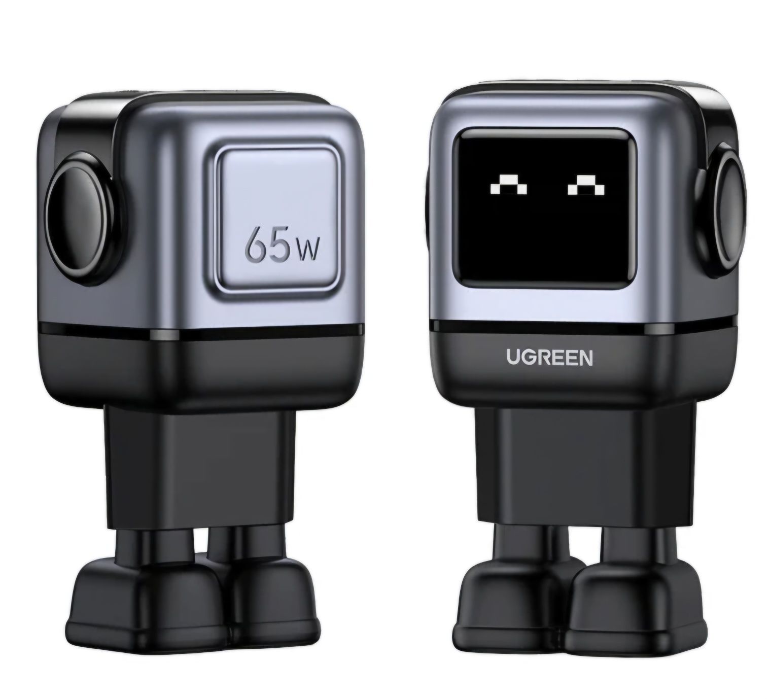 Ładowarka 65W Nexode RG czarny robot 3 porty do ładownia