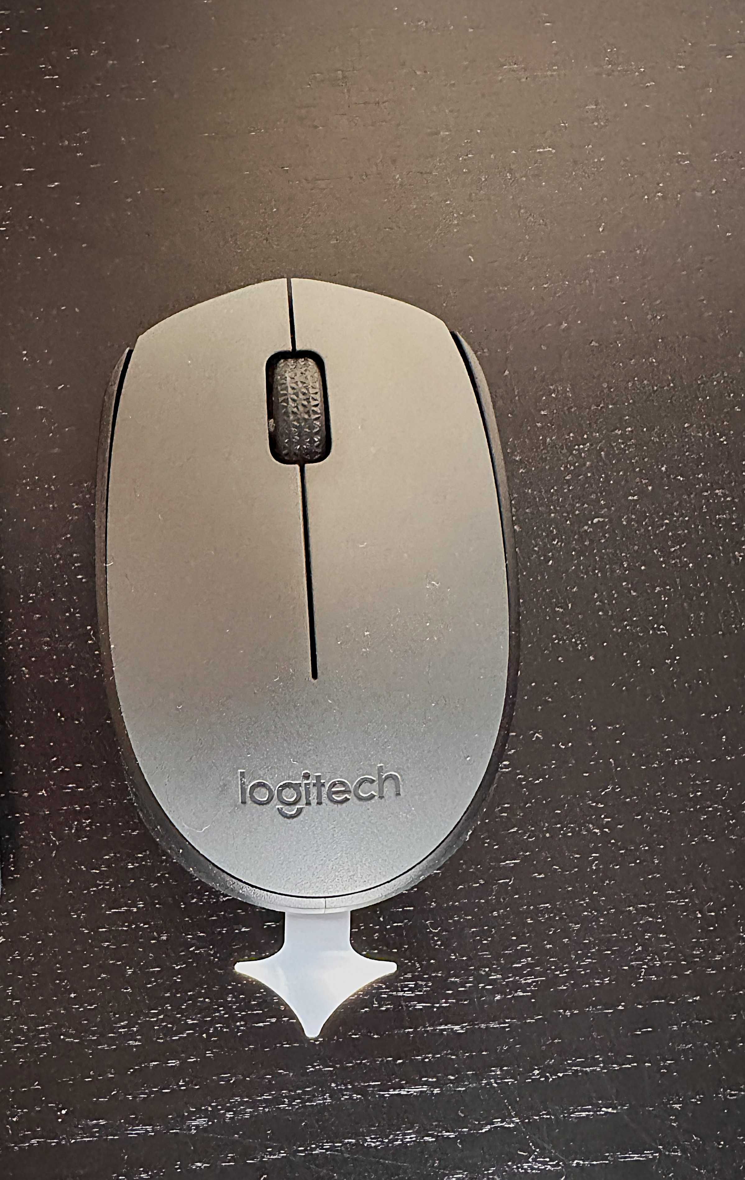 Zestaw klawiatura+mysz Logitech bezprzewodowy odbiornik USB