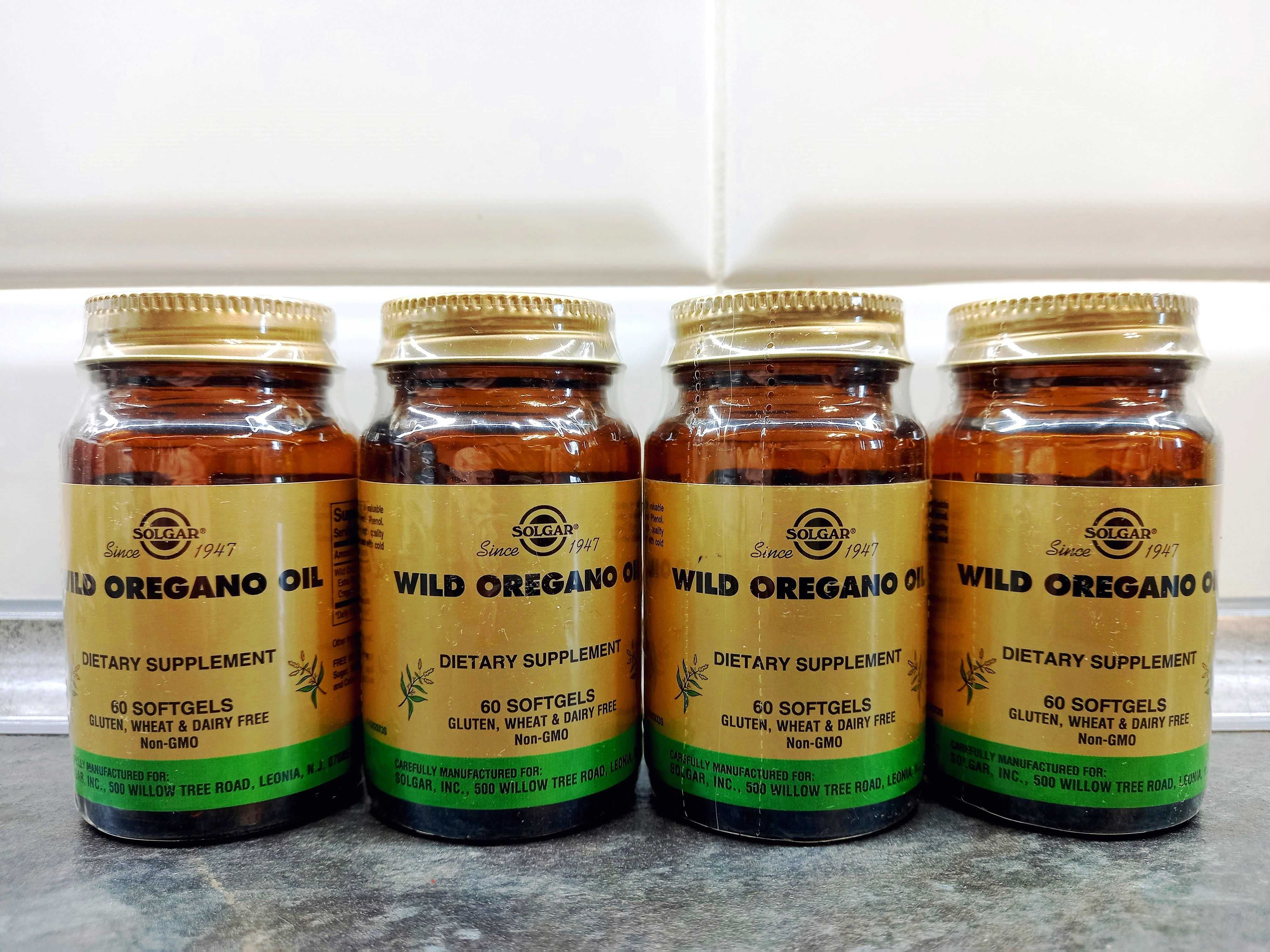 Solgar, Wild Oregano Oil (60 капс.), масло орегано