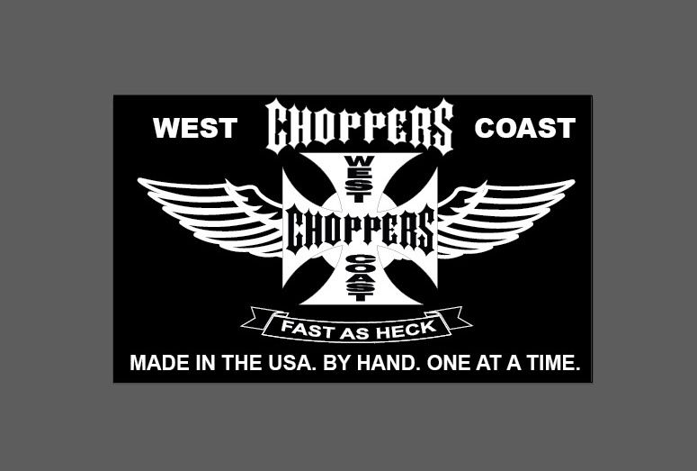 Baner plandeka 150x60cm West Coast Choppers