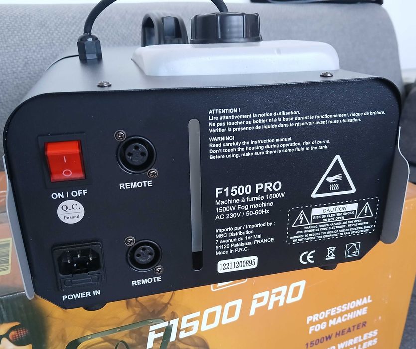 Obudowa wytwornicy dymu 1500W stan jak nowa