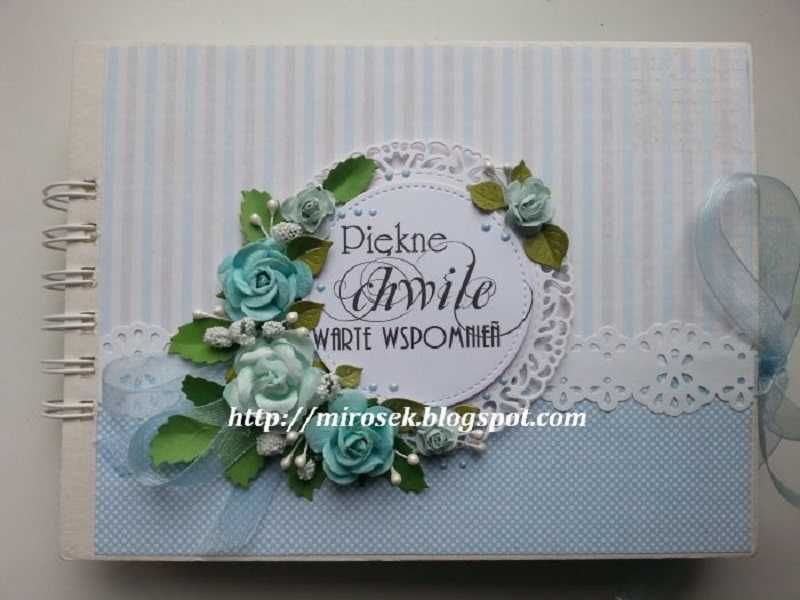 Album na zdjęcia wspomnienia dla dziecka chłopca ręcznie robiony